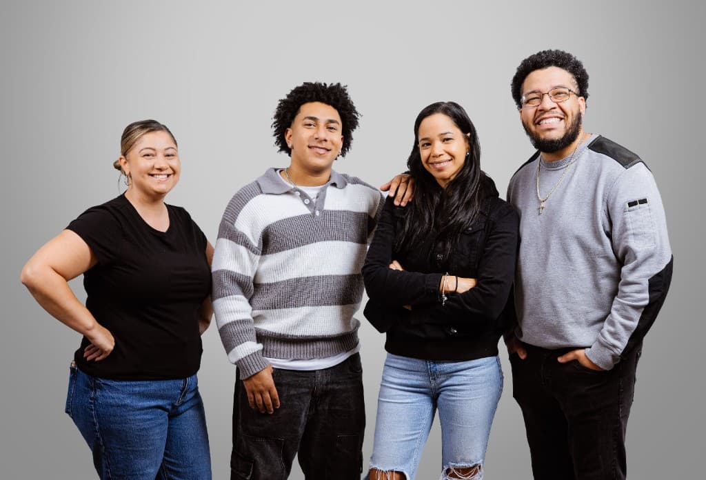 Nicole Ferrer, Jeremy Fabre, Alma Calderon, Justin Sullivan